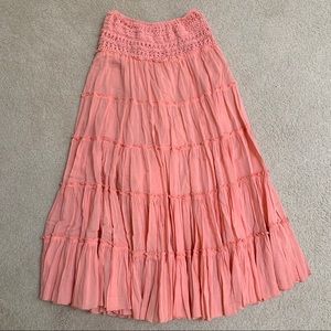 Free People Boho Broom Skirt